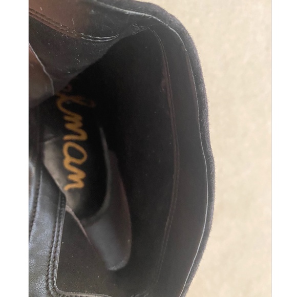 SAM EDELMAN SUEDE POINTED TOE ANKLE BOOTIES - Picture 13 of 14